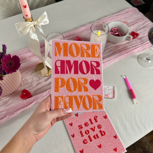 Self Love Club - Premium Mini DIY Diamond Painting Kit (6-Pack)