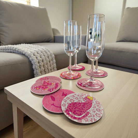 Pink Diva - DIY Diamond Painting Kit (8pcs)