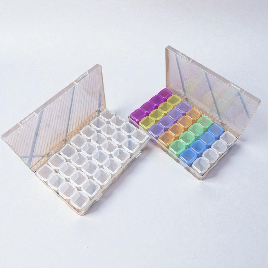 DIY Diamond Painting Storage Box – 28 Containers