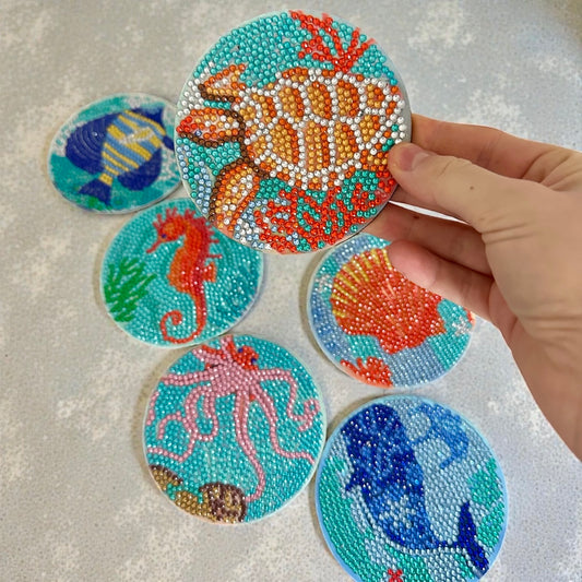 Ocean - DIY Diamond Painting Kit (8pcs)