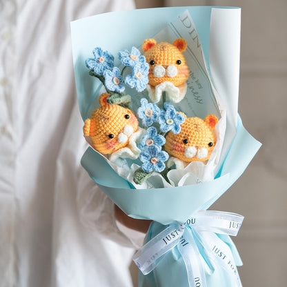 Flower Bouquet  - DIY Crochet Kit