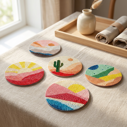 Sunset Arizona - DIY Diamond Painting Kit (6pcs)