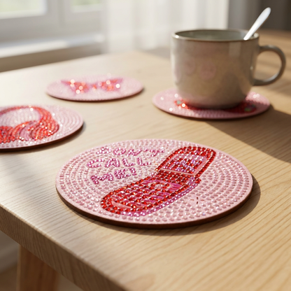 Girly Pop - DIY Diamond Painting (8pcs)