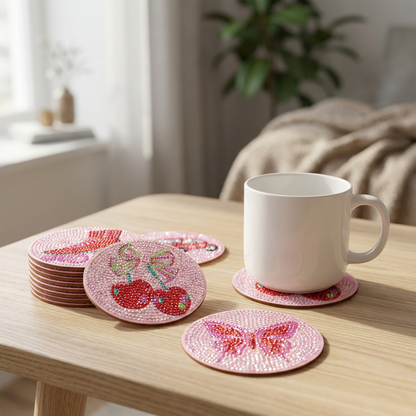 Girly Pop - DIY Diamond Painting (8pcs)