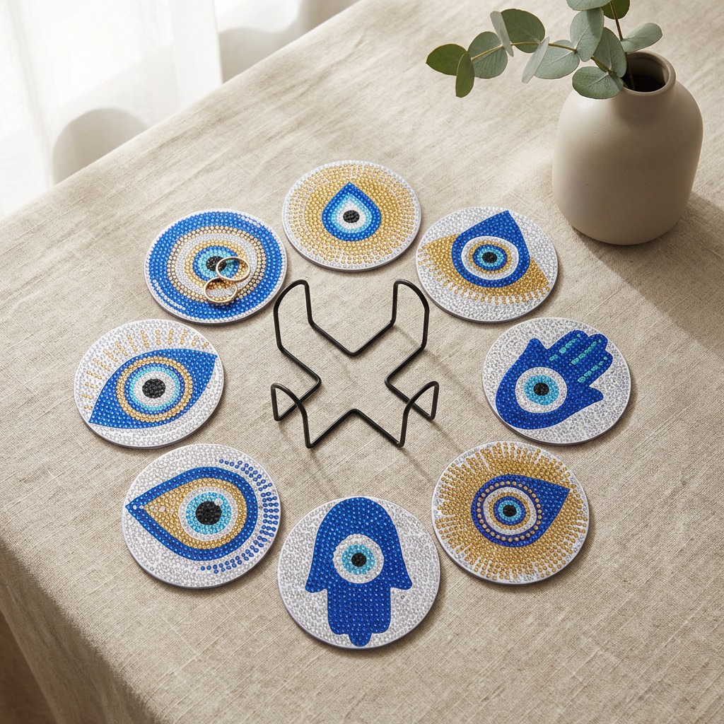 Eye of Protection - DIY Diamond Painting (8pcs)