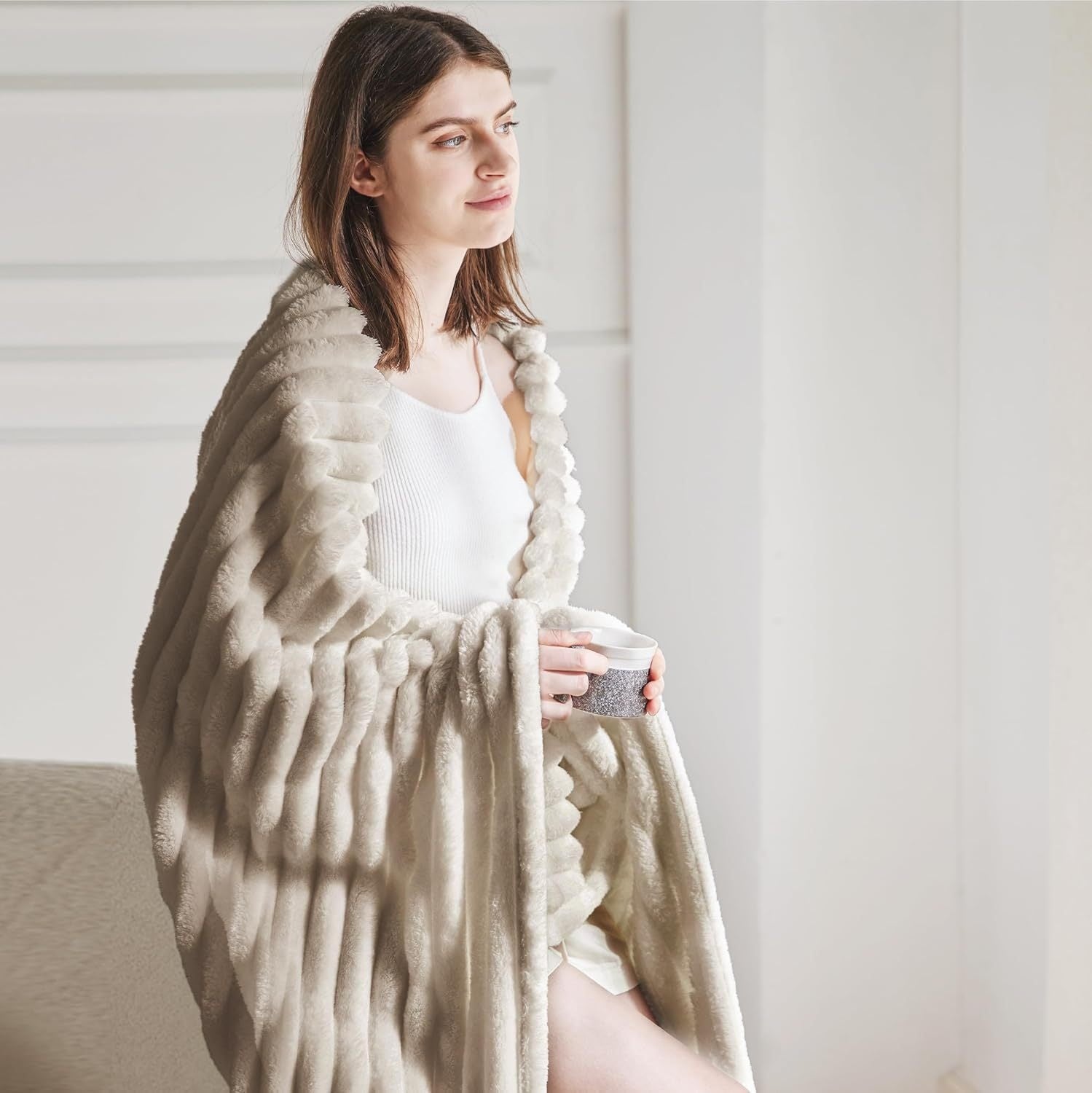 The Kraft Large Plush Soft Blanket
