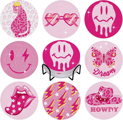 Pink Diva - DIY Diamond Painting Kit (8pcs)