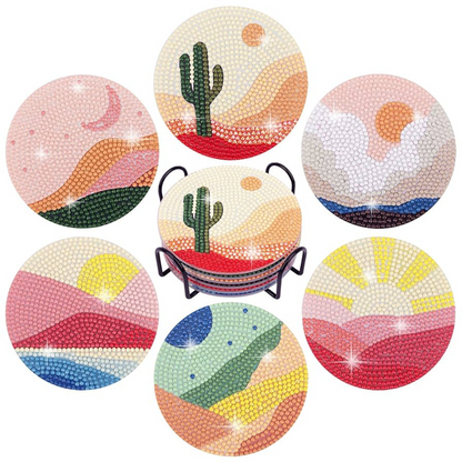 Sunset Arizona - DIY Diamond Painting Kit (6pcs)