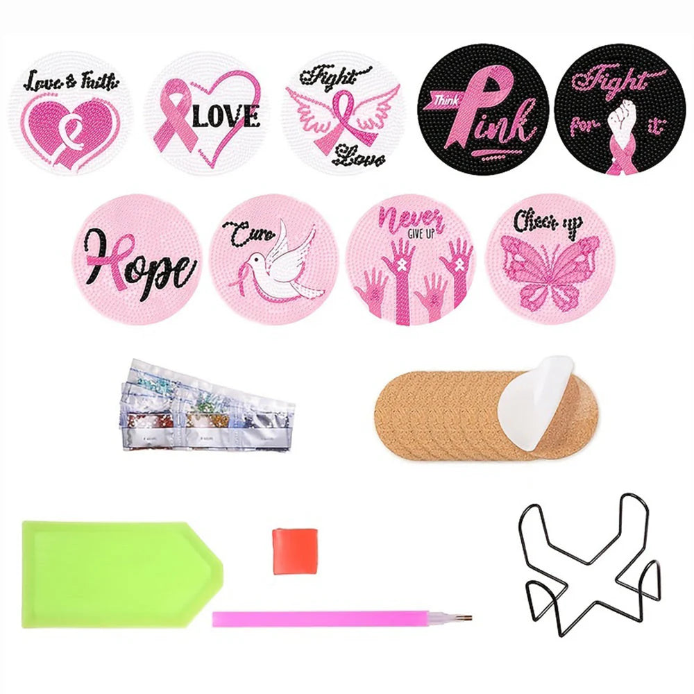 Hope - DIY Diamond Painting Kit (9pcs)