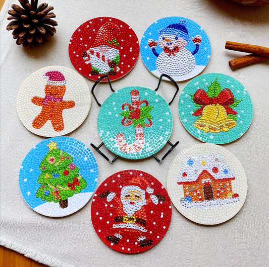 X-Mass - DIY Diamond Painting Kit (8pcs)