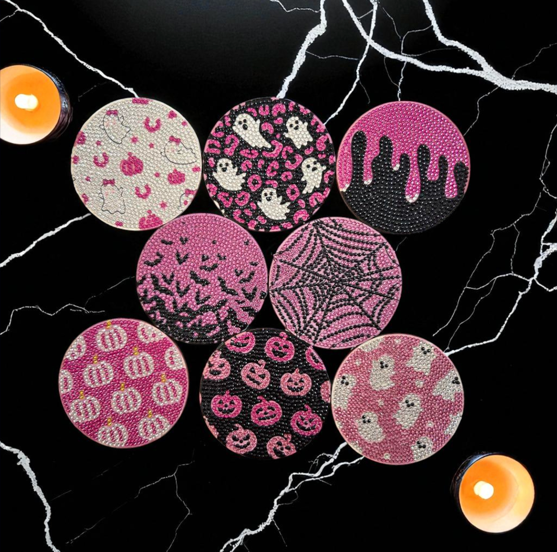 Spooky - DIY Diamond Painting Kit (8pcs)