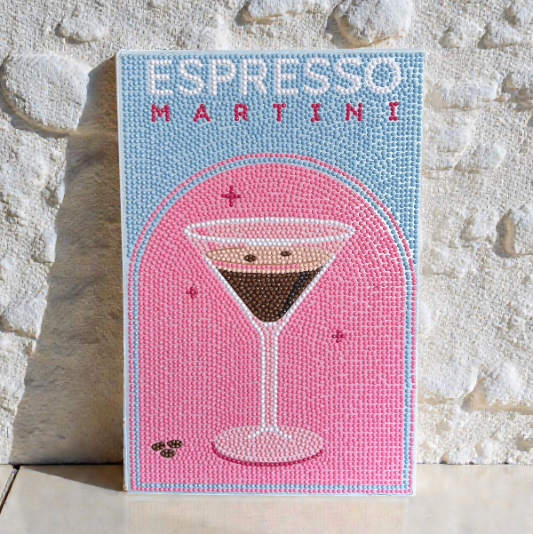 Premium Sip & Sparkle - DIY Diamond Painting Kit (3pcs)