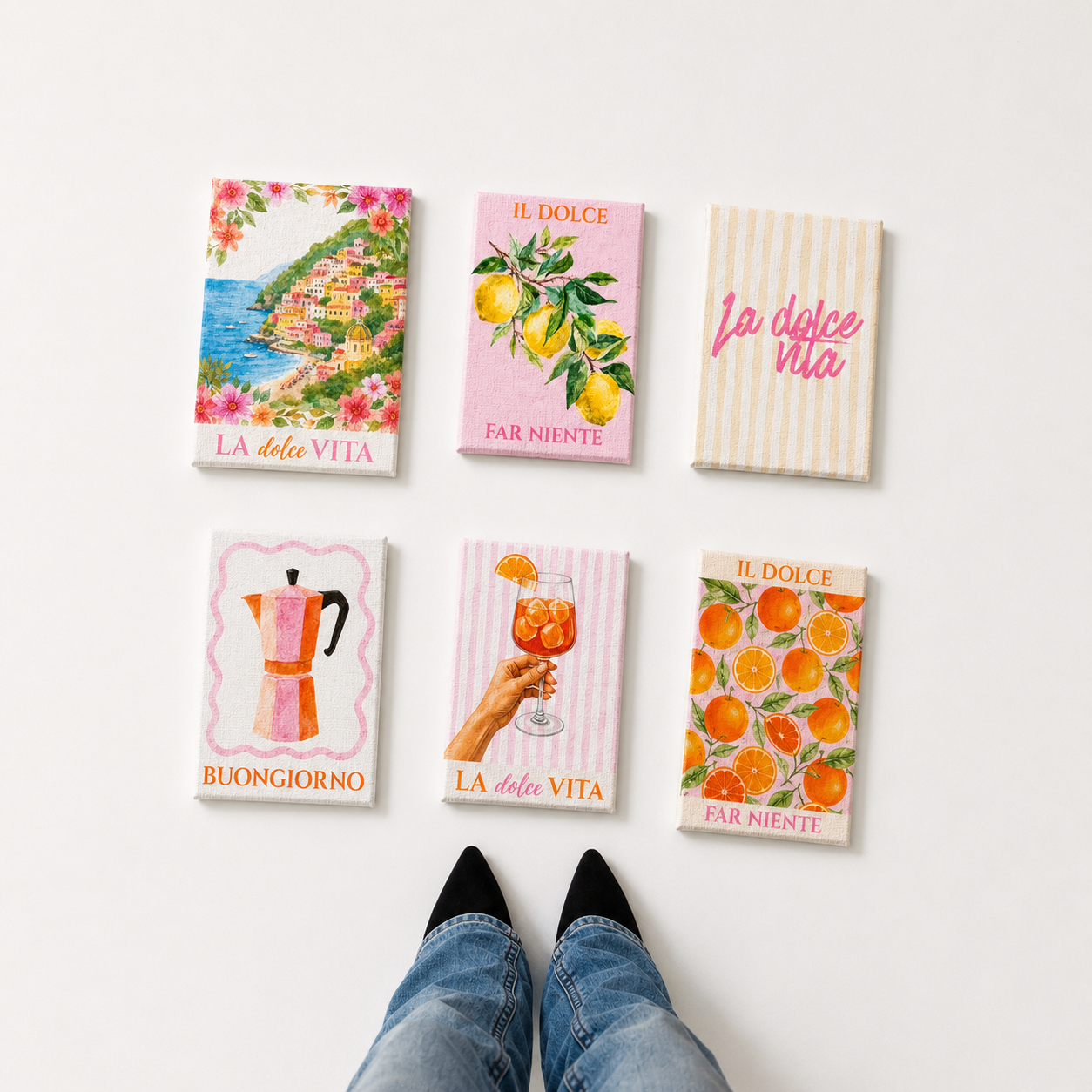 Dolce Vita'  - Mini Paintings Kit (6)