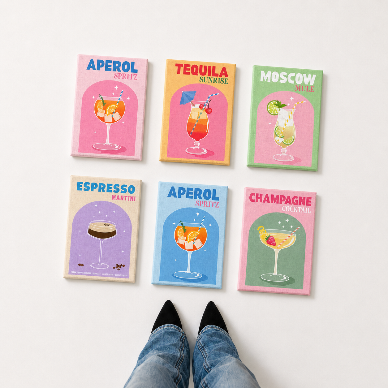 Happy Hour - Mini Paintings Kit (6)