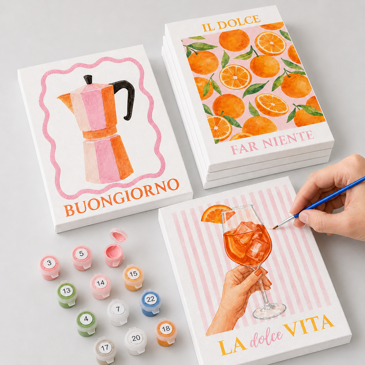 Dolce Vita'  - Mini Paintings Kit (6)
