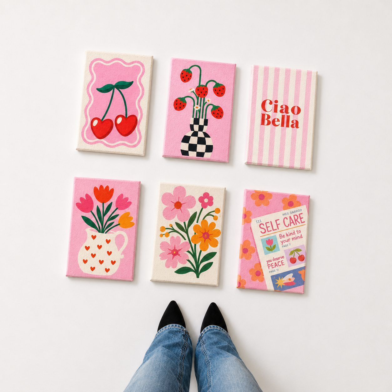 Self Care - Mini Paintings Kit (6)