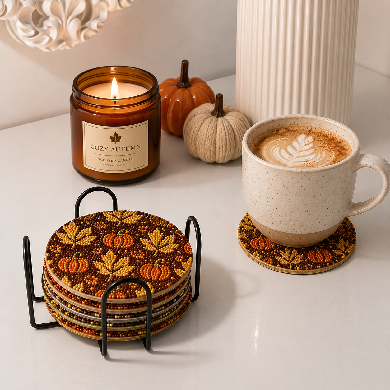 Autumn Escape DIY Diamond Painting Kit (8pcs)