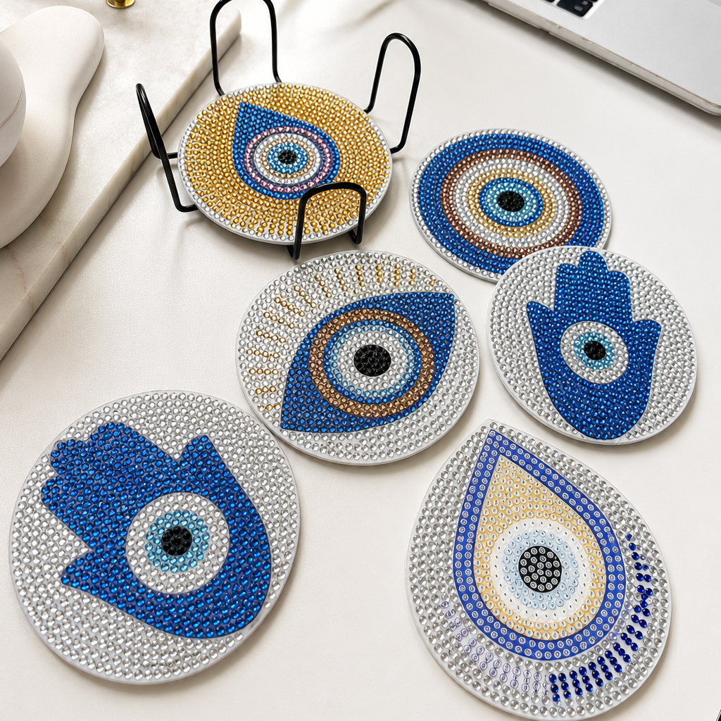 Eye of Protection - DIY Diamond Painting (8pcs)