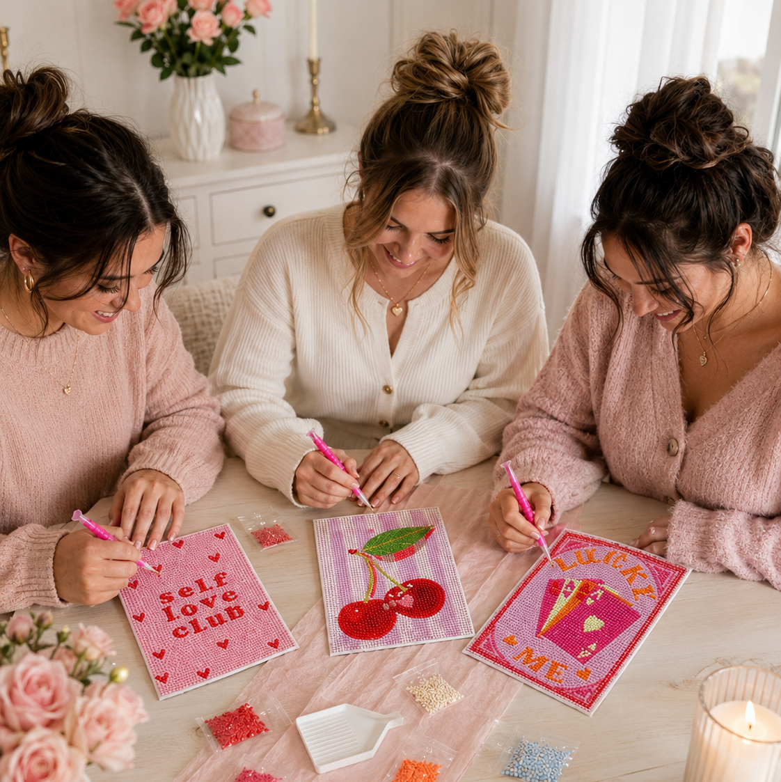 Self Love Club - Mini DIY Diamond Painting Kit (6-Pack)