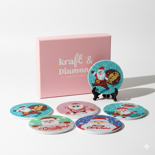 Oh-Oh-Oh - DIY Diamond Painting Kit (6pcs)