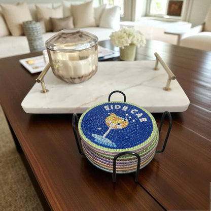 Cocktails - DIY Diamond Painting Kit (8pcs)