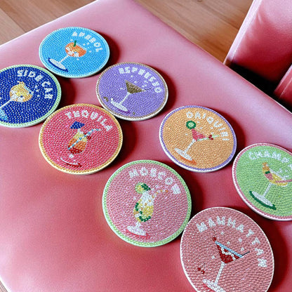 Cocktails - DIY Diamond Painting Kit (8pcs)