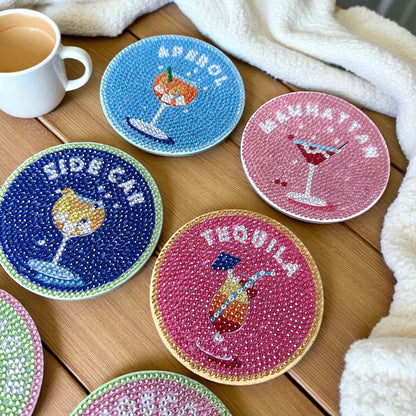 Cocktails - DIY Diamond Painting Kit (8pcs)