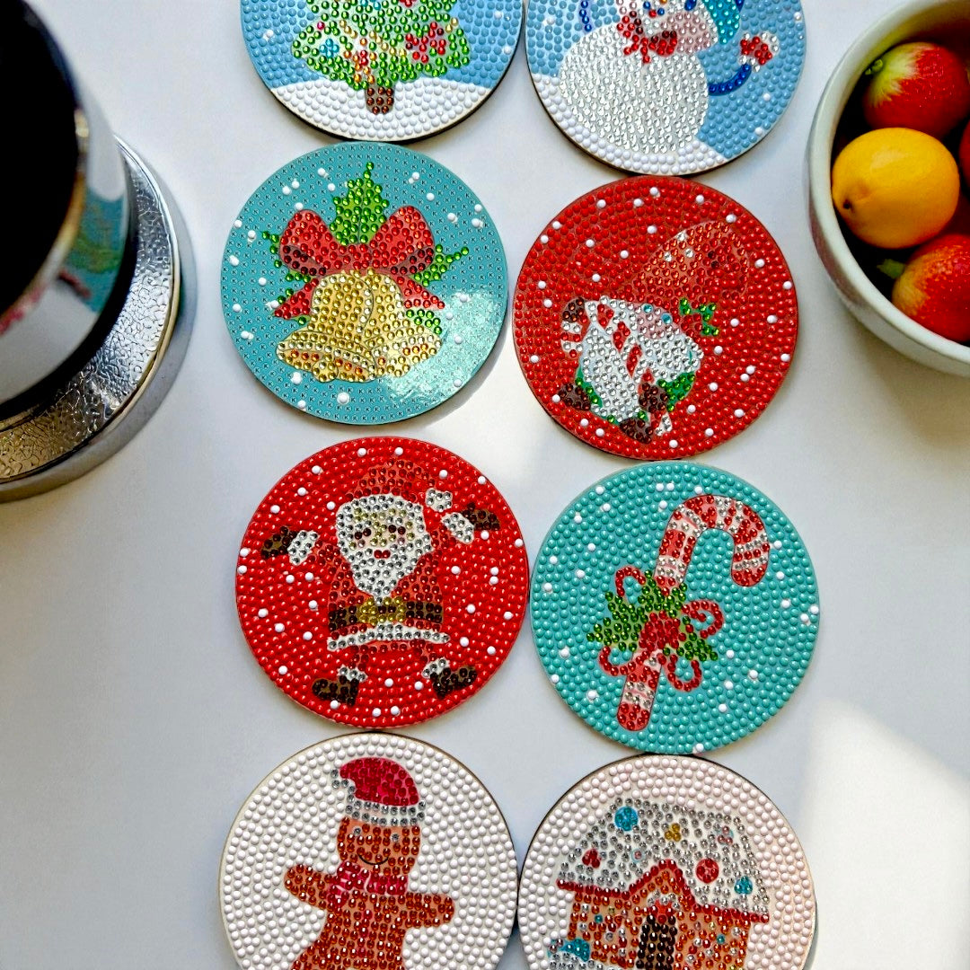 X-Mass - DIY Diamond Painting Kit (8pcs)