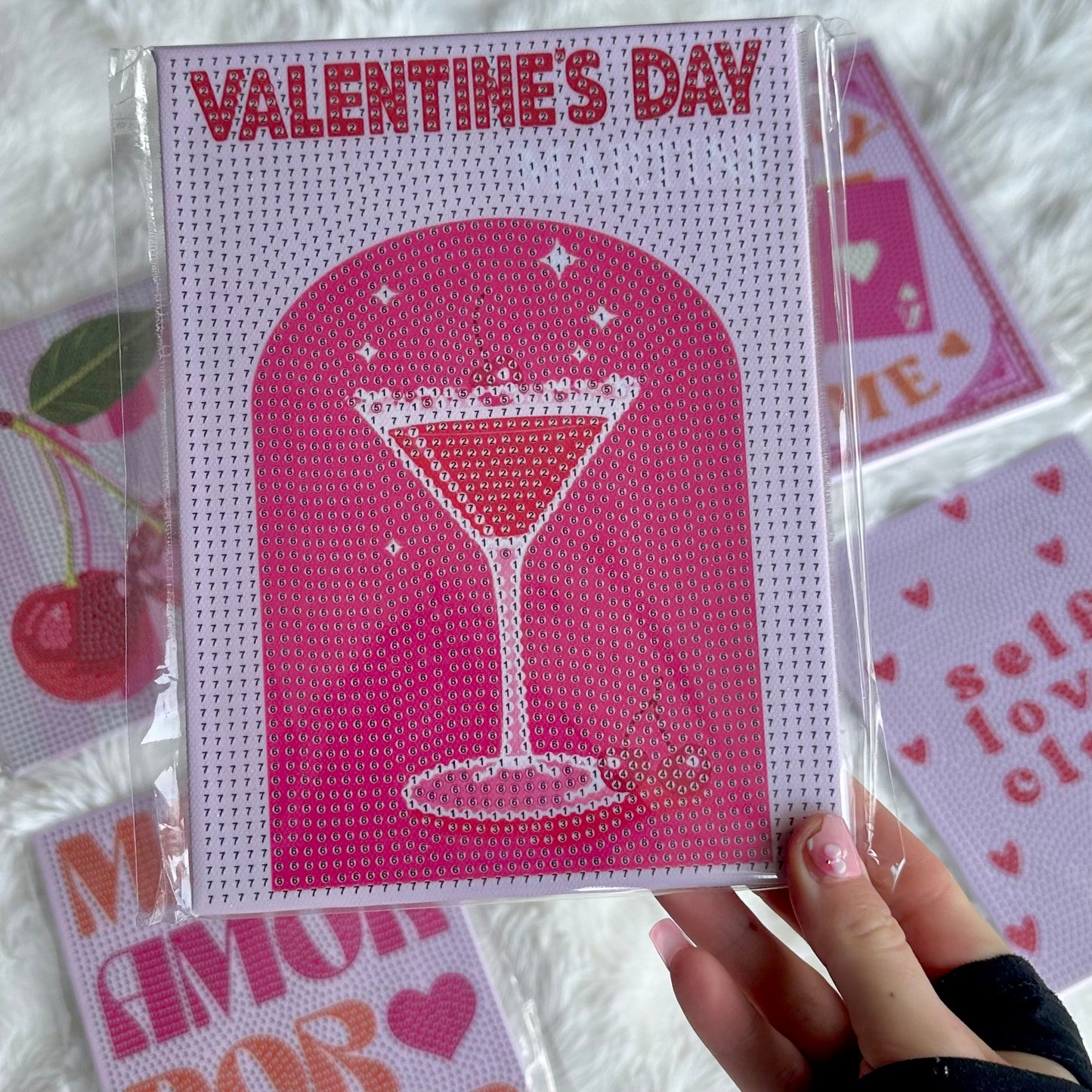 Self Love Club - Premium Mini DIY Diamond Painting Kit (6-Pack)