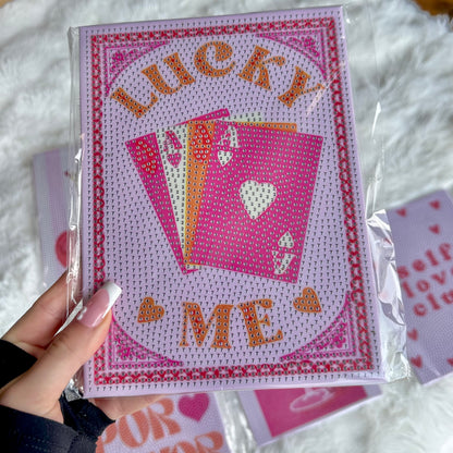 Self Love Club - Premium Mini DIY Diamond Painting Kit (6-Pack)