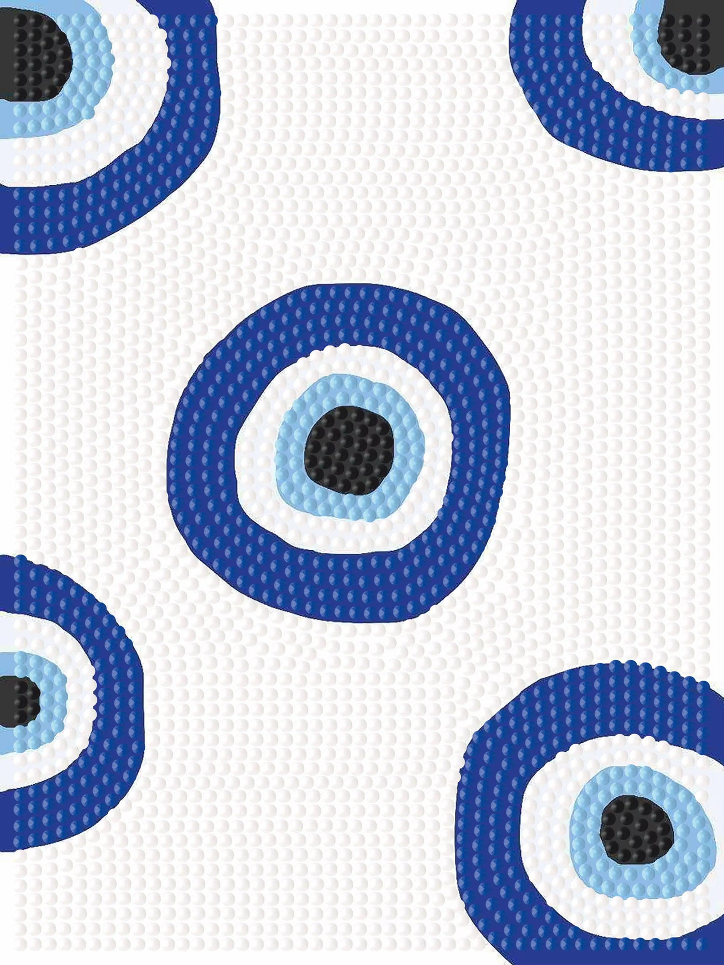 Mykonos - Premium Mini DIY Diamond Painting Kit 6pcs