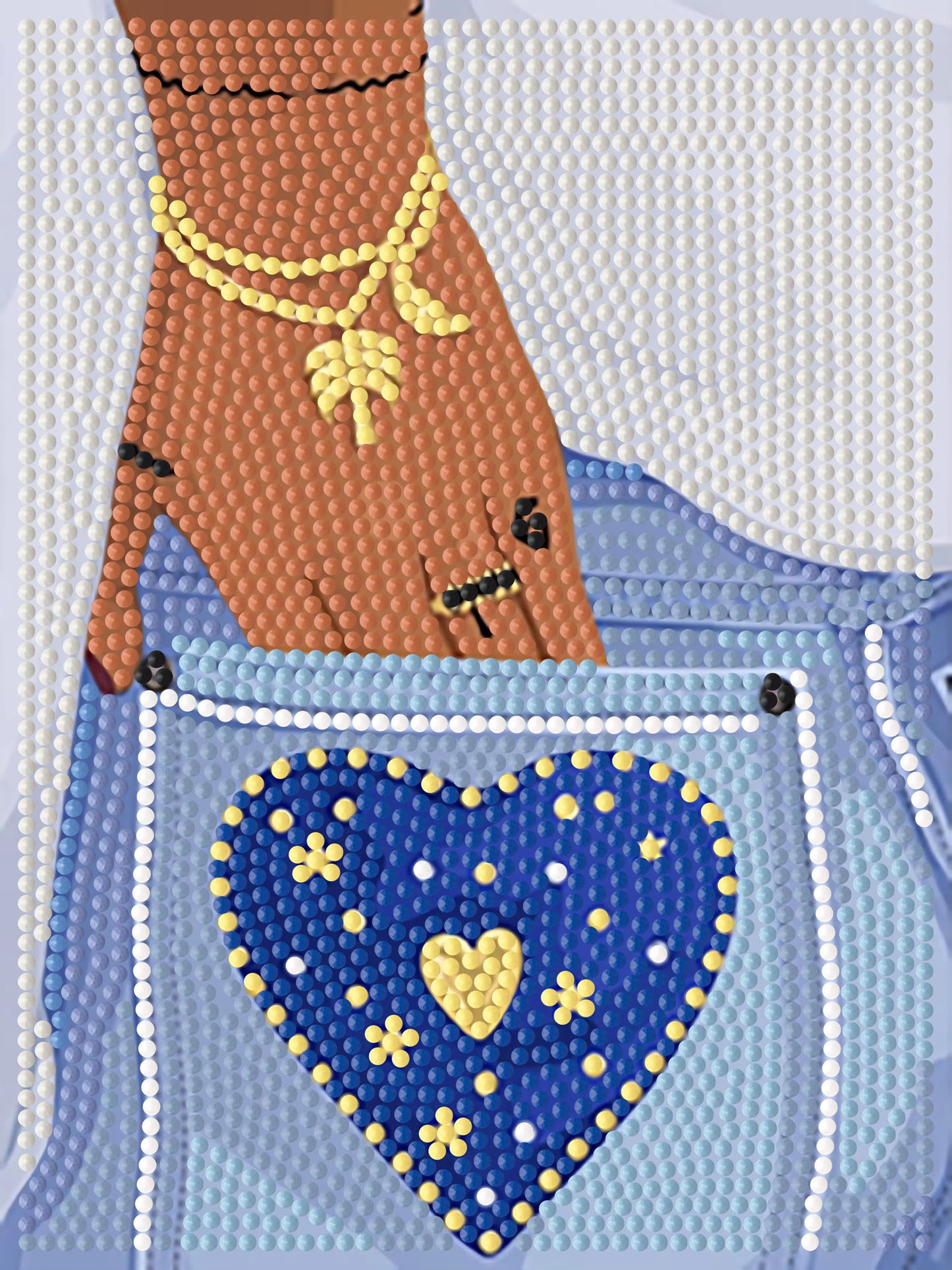 Mykonos - Premium Mini DIY Diamond Painting Kit 6pcs