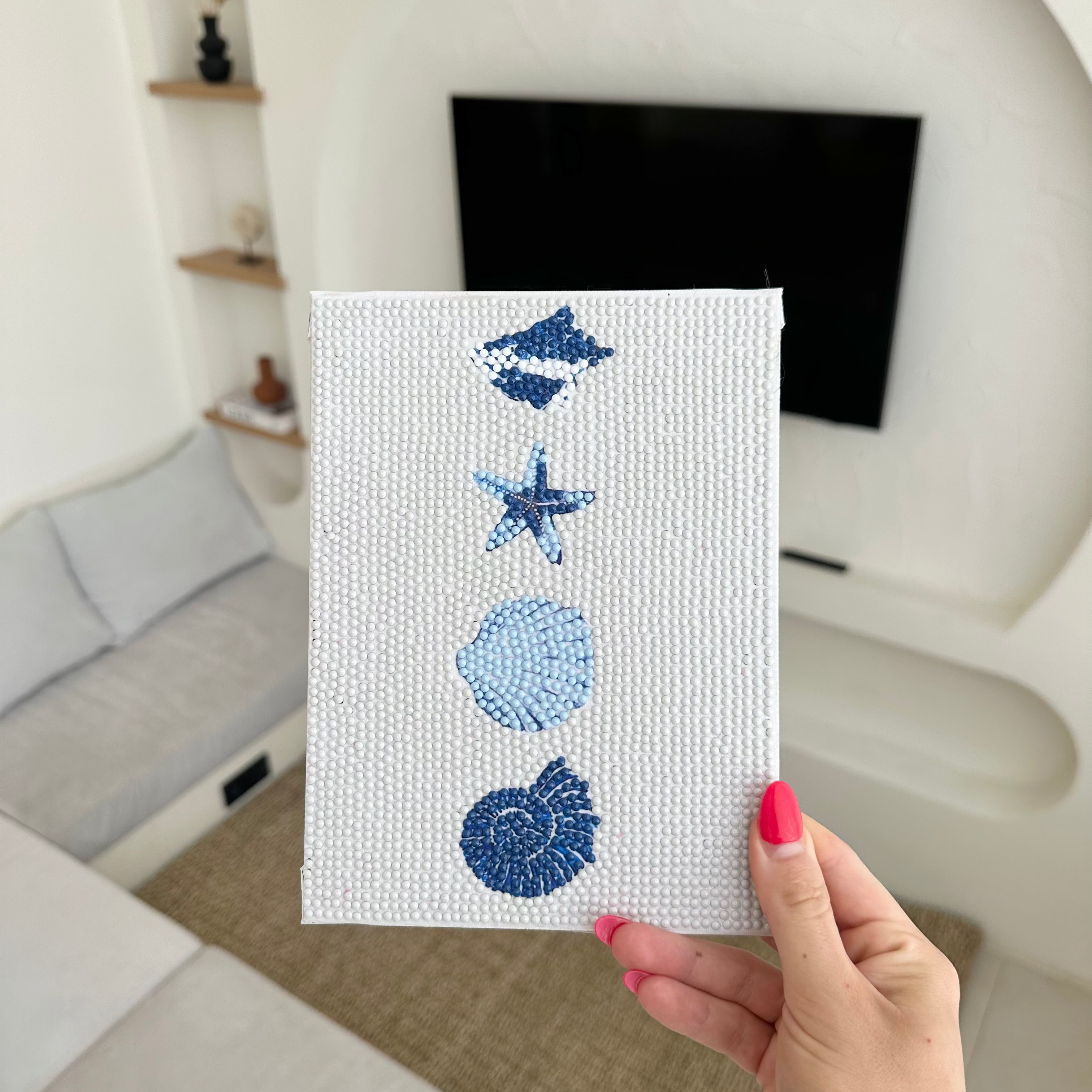 Limited Mykonos - Mini DIY Diamond Painting Kit 6pcs