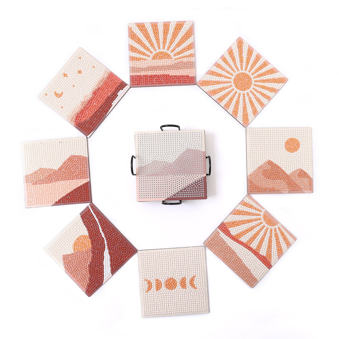 Sunset - DIY Diamond Painting Kit (8pcs)