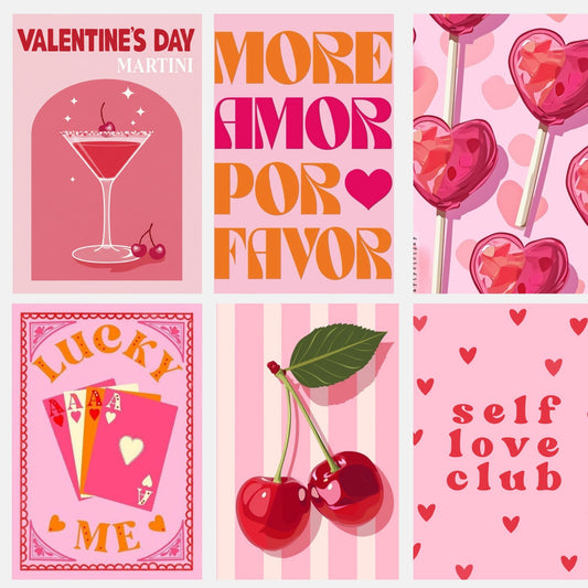 Premium Valentine’s Day - DIY Mini Diamond Painting Kit (6-Pack)