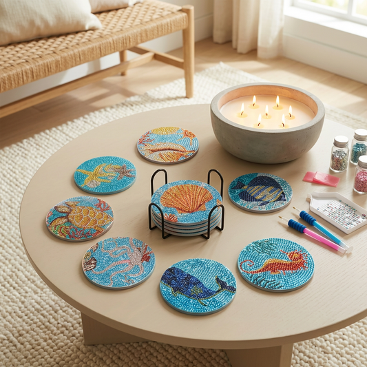 Ocean - DIY Diamond Painting Kit (8pcs)