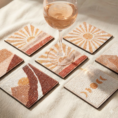 Sunset - DIY Diamond Painting Kit (8pcs)