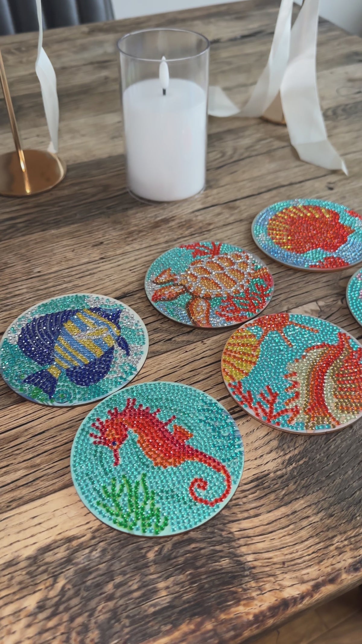 Ocean - DIY Diamond Painting Kit (8pcs)