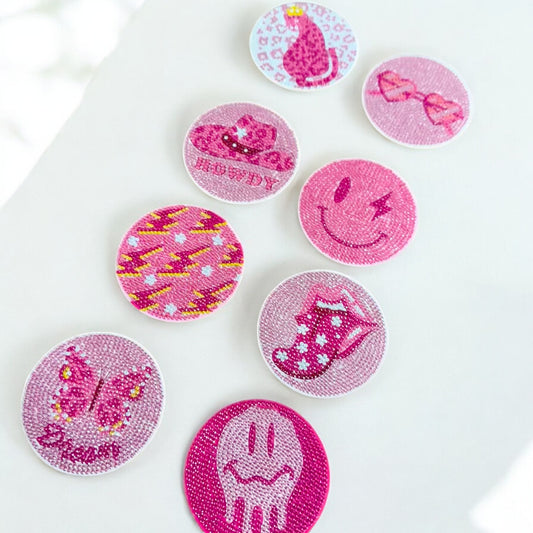 Pink Diva - DIY Diamond Painting Kit (8pcs)