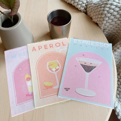 Sip & Sparkle - DIY Diamond Painting Kit (3pcs)