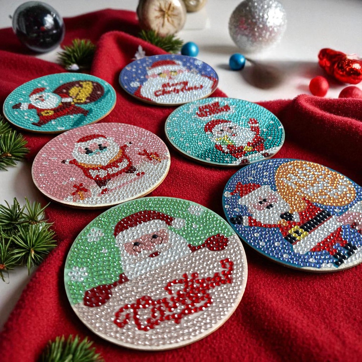 Oh-Oh-Oh - DIY Diamond Painting Kit (6pcs)