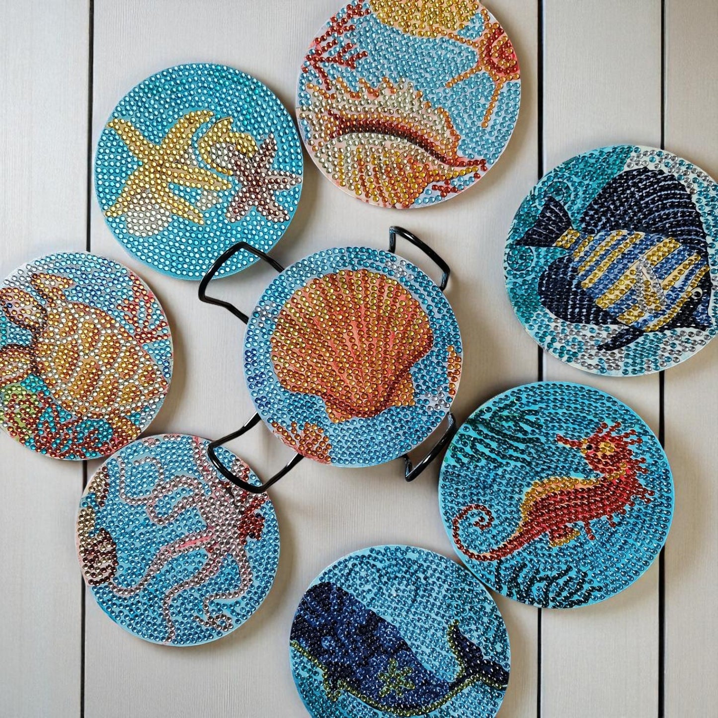 Ocean - DIY Diamond Painting Kit (8pcs)