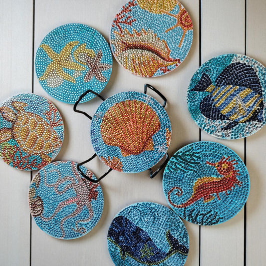 Ocean - DIY Diamond Painting Kit (8pcs)